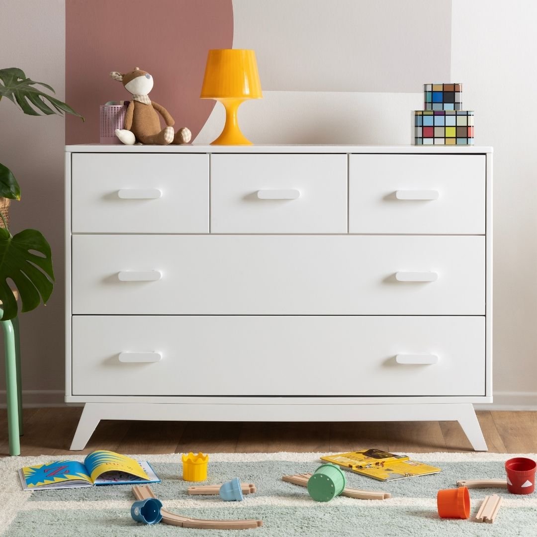 nursery dresser Rowan Double - Sandwash Noah Changing Tray Homsee Baby Changing Table Dresser