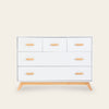 Soho 5 - Drawer Nursery Dresser - dresser - white + natural