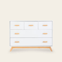  Soho 5 - Drawer Nursery Dresser - dresser - white + natural