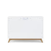 Soho 5 - Drawer Nursery Dresser - dresser - white + walnut