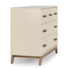 Soho 5 - Drawer Nursery Dresser - dresser - white + walnut