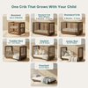 Spirit 8 - in - 1 Convertible Crib - cribs - Walnut