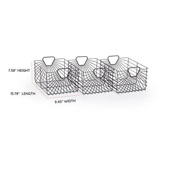 Storage Baskets - Baskets - black