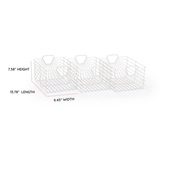 Storage Baskets - Baskets - white