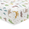 Stretch Knit Crib Sheet - Dino Pals - Crib Sheet - Dino Pals