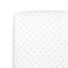 Stretch Knit Crib Sheet - Grey Cross - Crib Sheet - Grey Cross