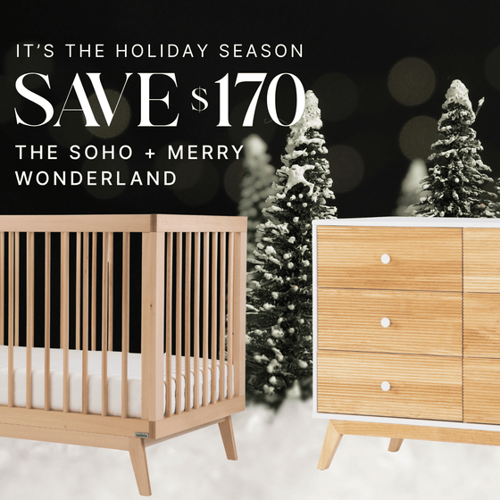 The Soho + Merry Wonderland - Bundle - Soho 3 - in - 1 Convertible Crib / White - Merry 6 - Drawer Dresser / Default Title