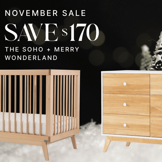 The Soho + Merry Wonderland - Bundle - Soho 3 - in - 1 Convertible Crib / White - Merry 6 - Drawer Dresser / Default Title