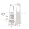 Toddler Tower - white